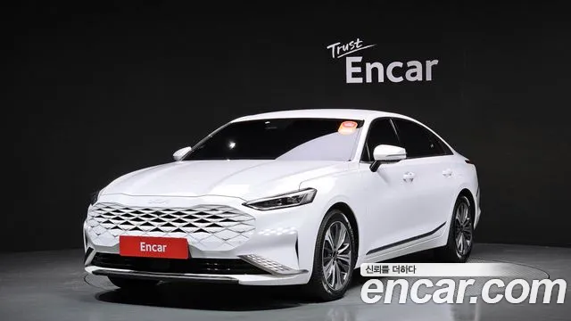 Kia K8 Hybrid 2021 Белый из Кореи