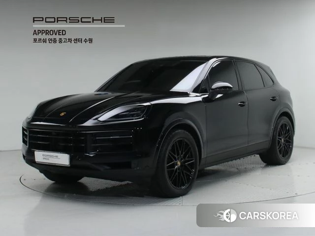 Porsche Cayenne (PO536) 2023 Черный из Кореи