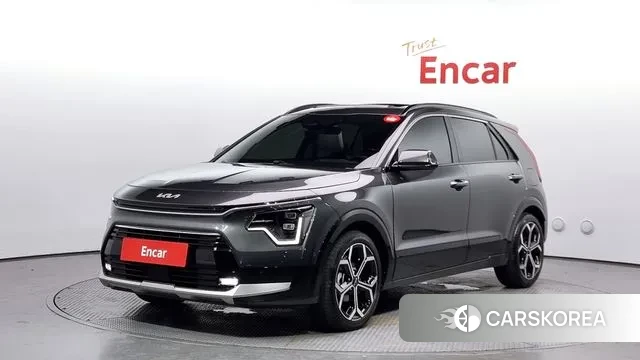 Kia Di Ol Nu Niro 2023 Серый из Кореи