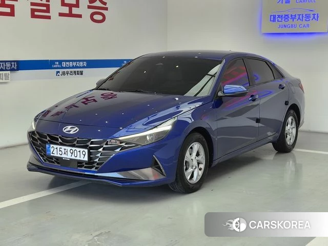 Hyundai Avante (CN7) 2020 Синий из Кореи