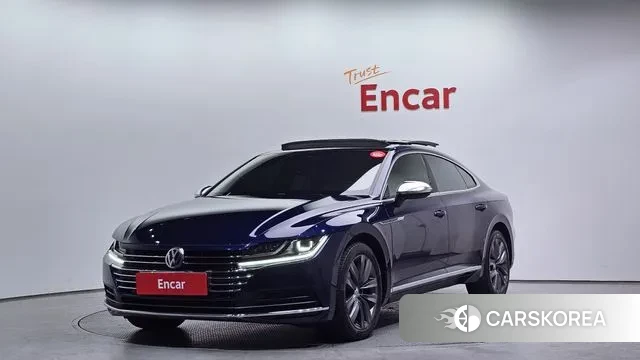Volkswagen Arteon 2018 Синий из Кореи