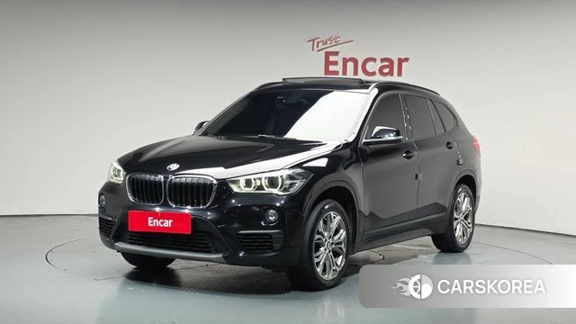 BMW X1 (F48) 2018 Черный из Кореи