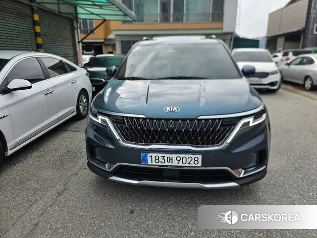 Kia Carnival 4th generation 2020 Небесно-голубой из Кореи