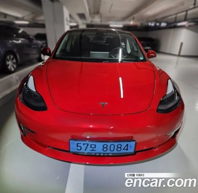 Tesla Model 3 2022 Красный из Кореи