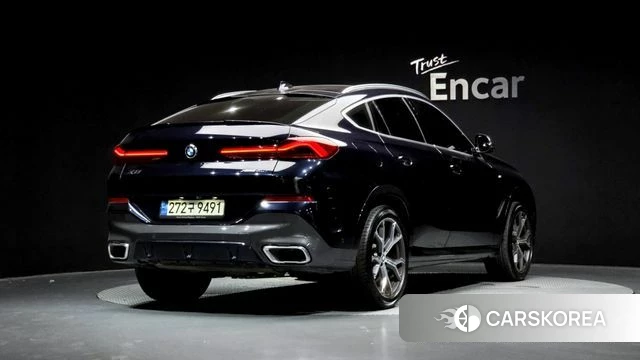 BMW X6 (G06) 2021 Черный из Кореи