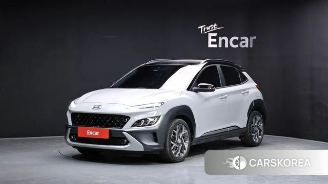 Hyundai The New Kona Hybrid 2021 Серебристо-серый из Кореи