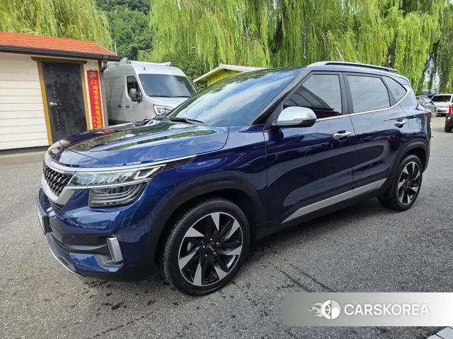 Kia Seltos 2021 Синий из Кореи