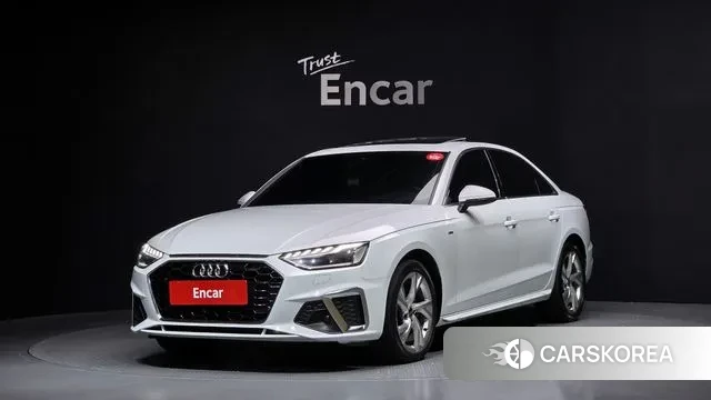 Audi A4 (B9) 2021 Белый из Кореи