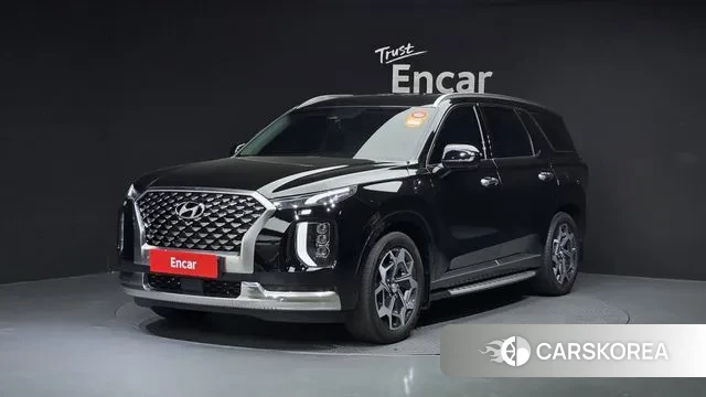 Hyundai Palisade 2021 Черный из Кореи