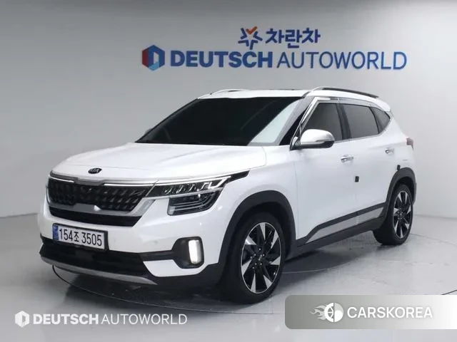 Kia Seltos 2021 Белый из Кореи