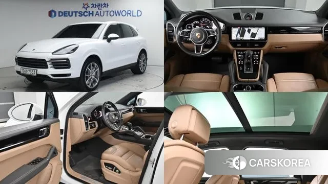 Porsche Cayenne (PO536) 2020 Белый из Кореи