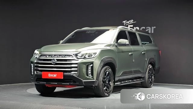 Ssangyong The New Rexton Sports Cannes 2021 Темно-зеленый из Кореи