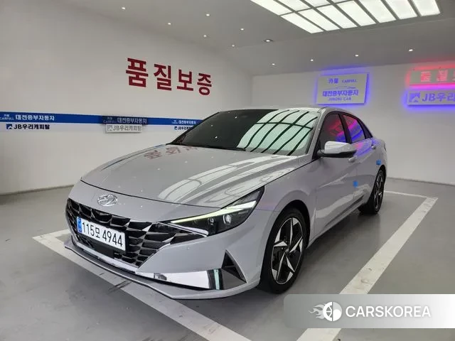 Hyundai Avante (CN7) 2020 Серебристо-серый из Кореи