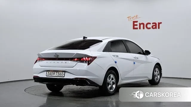 Hyundai Avante (CN7) 2022 Белый из Кореи