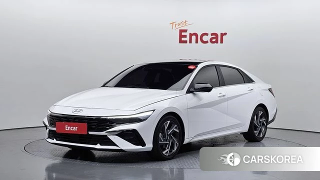 Hyundai The New Avante (CN7) 2024 Белый из Кореи