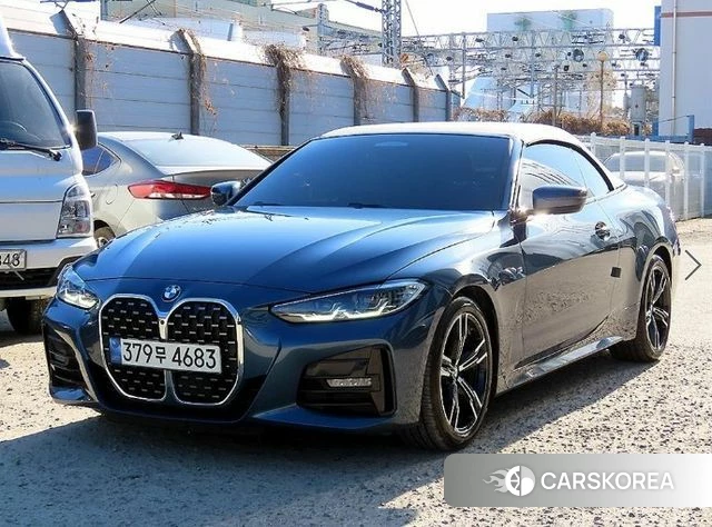 BMW 4 Series (G22) 2021 Синий из Кореи