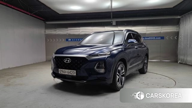 Hyundai Santa Fe TM 2019 Синий из Кореи