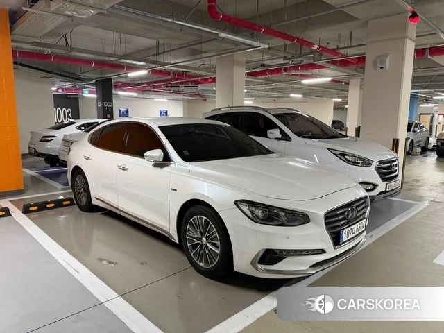 Hyundai Grandeur IG Hybrid 2018 Белый из Кореи