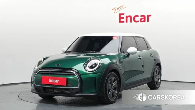 Mini Cooper 2021 Зеленый из Кореи
