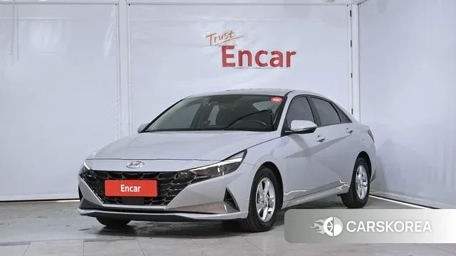 Hyundai Avante (CN7) 2021 Серебристо-серый из Кореи