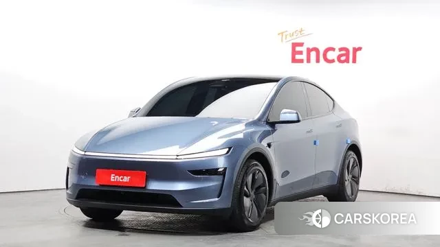 Tesla Model Y 2025 Светло-серебряный цвет из Кореи