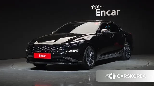 Kia K8 Hybrid 2022 Черный из Кореи