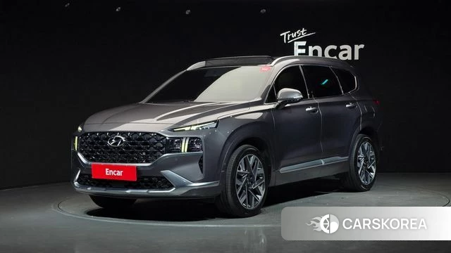 Hyundai The New Santa Fe 2021 Серый из Кореи