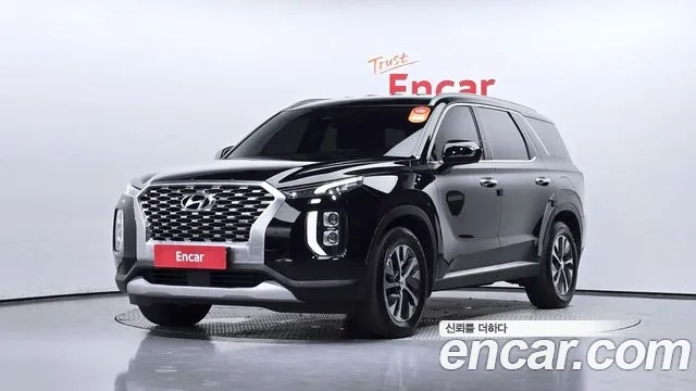 Hyundai Palisade 2021 Черный из Кореи