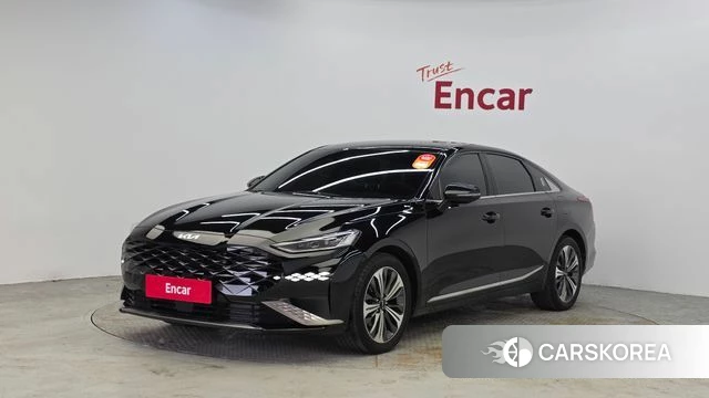 Kia K8 Hybrid 2021 Черный из Кореи