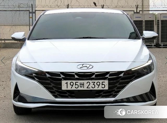 Hyundai The New Avante (CN7) 2023 Белый из Кореи
