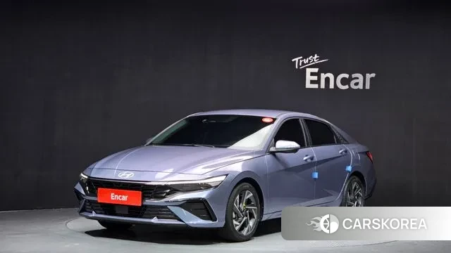 Hyundai The New Avante (CN7) 2024 Светло-серебряный цвет из Кореи