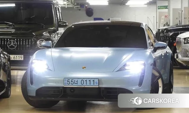 Porsche Taycan 2023 Синий из Кореи