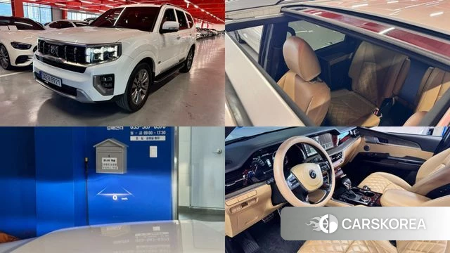 Kia Mohave Master 2021 Белый из Кореи