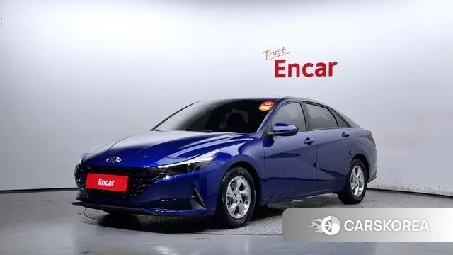 Hyundai Avante (CN7) 2020 Синий из Кореи