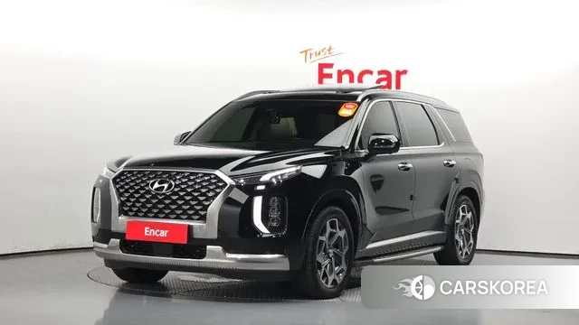 Hyundai Palisade 2021 Черный из Кореи