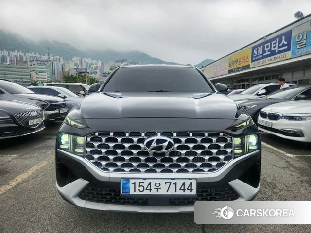 Hyundai The New Santa Fe 2021 Черный из Кореи