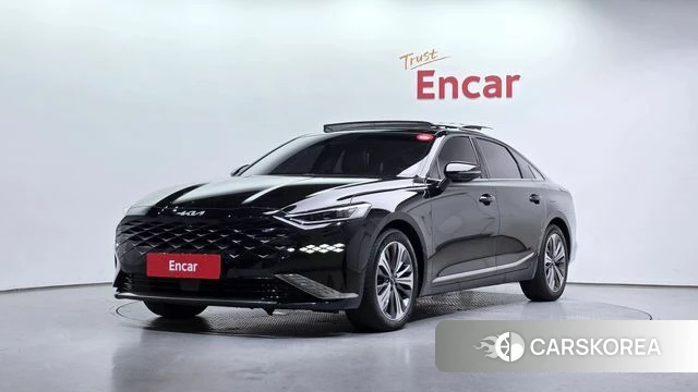 Kia K8 Hybrid 2021 Черный из Кореи
