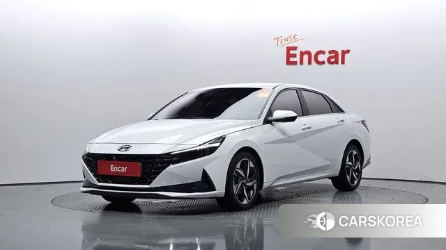 Hyundai Avante (CN7) 2020 Белый из Кореи