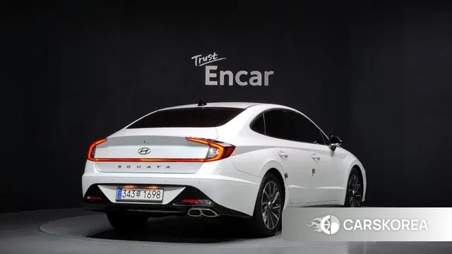 Hyundai Sonata (DN8) 2021 Белый из Кореи