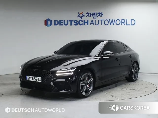 Genesis The New G70 2023 Черный из Кореи