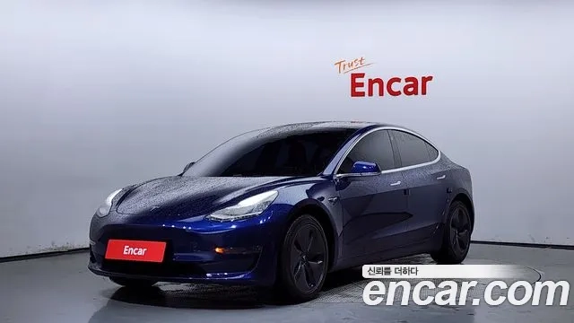Tesla Model 3 2020 Синий из Кореи