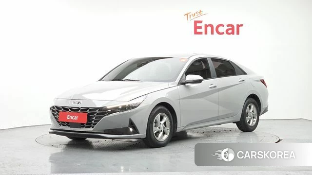 Hyundai Avante (CN7) 2022 Серебристо-серый из Кореи