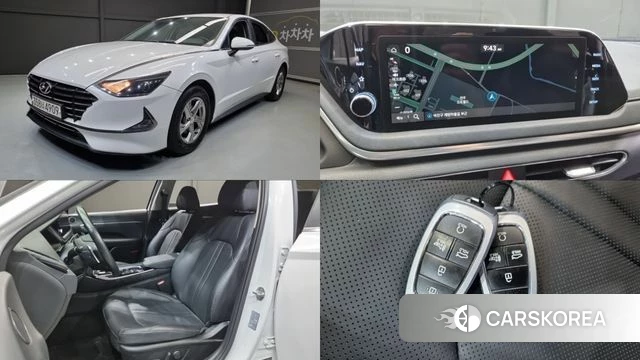 Hyundai Sonata (DN8) 2021 Белый из Кореи