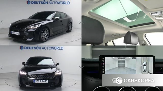 Kia Stinger Meister 2021 Черный из Кореи