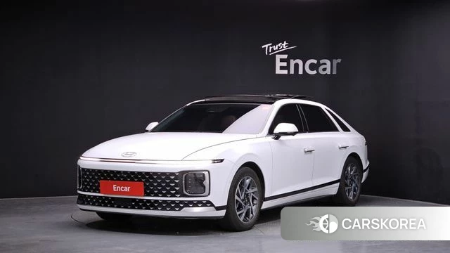 Hyundai Grandeur (GN7) 2023 Белый из Кореи