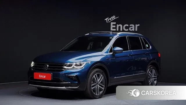 Volkswagen Tiguan second Generation 2023 Синий из Кореи