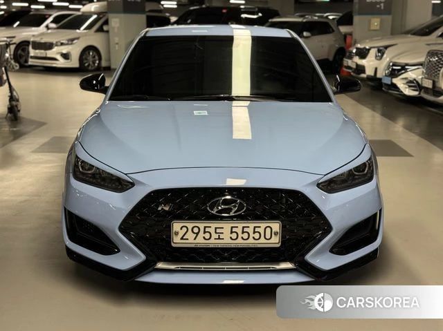 Hyundai Veloster (JS) 2018 Небесно-голубой из Кореи