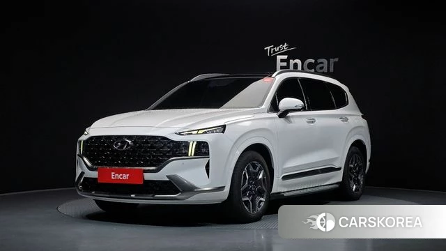 Hyundai The New Santa Fe 2022 Белый из Кореи