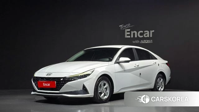 Hyundai Avante (CN7) 2021 Белый из Кореи
