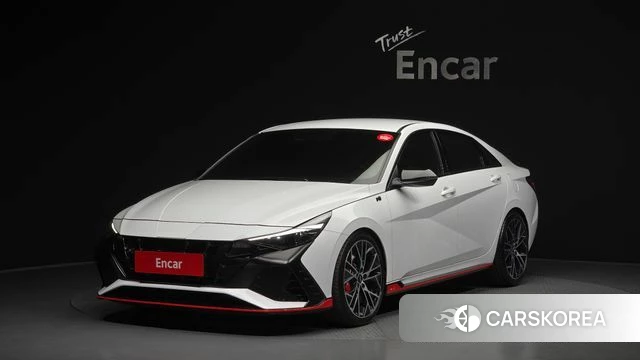 Hyundai Avante (CN7) 2022 Белый из Кореи